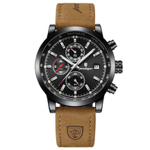 Luxury Men's Leather Quartz Watch