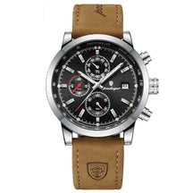 Luxury Men's Leather Quartz Watch