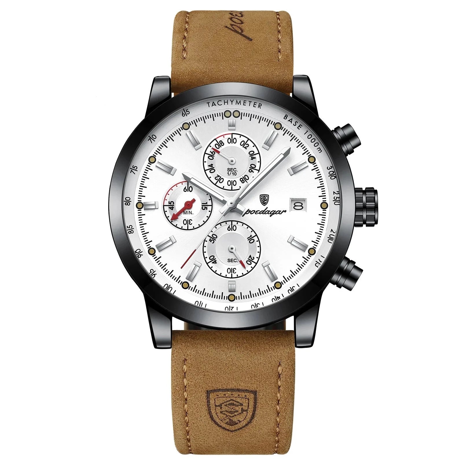 Luxury Men's Leather Quartz Watch